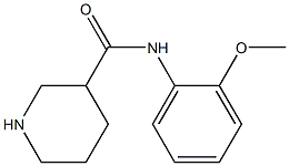 N-(2-methoxyphenyl)piperidine-3-carboxamide Struktur