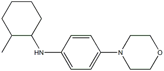 N-(2-methylcyclohexyl)-4-(morpholin-4-yl)aniline Struktur