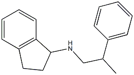 N-(2-phenylpropyl)-2,3-dihydro-1H-inden-1-amine Struktur