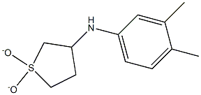 N-(3,4-dimethylphenyl)-N-(1,1-dioxidotetrahydrothien-3-yl)amine Struktur