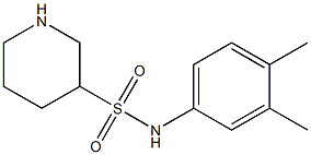 N-(3,4-dimethylphenyl)piperidine-3-sulfonamide Struktur