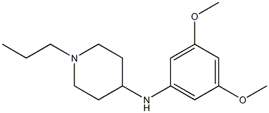 N-(3,5-dimethoxyphenyl)-1-propylpiperidin-4-amine Struktur