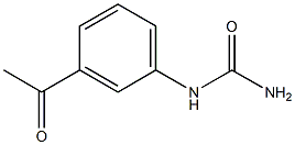 N-(3-acetylphenyl)urea Struktur