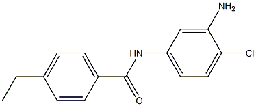 N-(3-amino-4-chlorophenyl)-4-ethylbenzamide Struktur