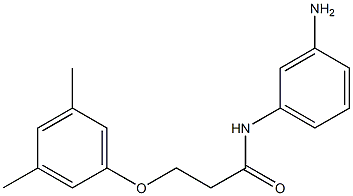 N-(3-aminophenyl)-3-(3,5-dimethylphenoxy)propanamide Struktur