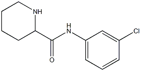 N-(3-chlorophenyl)piperidine-2-carboxamide Struktur