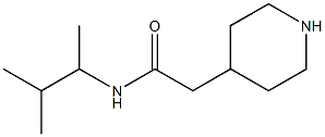 N-(3-methylbutan-2-yl)-2-(piperidin-4-yl)acetamide Struktur