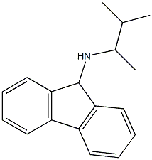 N-(3-methylbutan-2-yl)-9H-fluoren-9-amine Struktur