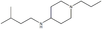 N-(3-methylbutyl)-1-propylpiperidin-4-amine Struktur