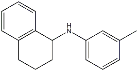 N-(3-methylphenyl)-1,2,3,4-tetrahydronaphthalen-1-amine Struktur