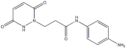 N-(4-aminophenyl)-3-(3,6-dioxo-3,6-dihydropyridazin-1(2H)-yl)propanamide Struktur