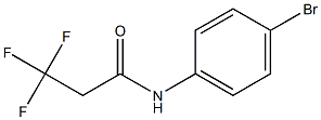 N-(4-bromophenyl)-3,3,3-trifluoropropanamide Struktur