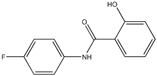 N-(4-fluorophenyl)-2-hydroxybenzamide Struktur