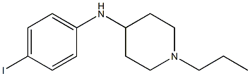 N-(4-iodophenyl)-1-propylpiperidin-4-amine Struktur