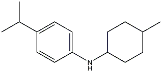 N-(4-methylcyclohexyl)-4-(propan-2-yl)aniline Struktur