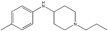 N-(4-methylphenyl)-1-propylpiperidin-4-amine Struktur