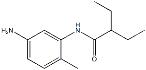 N-(5-amino-2-methylphenyl)-2-ethylbutanamide Struktur