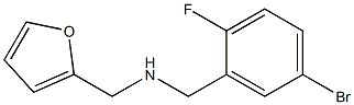 N-(5-bromo-2-fluorobenzyl)-N-(2-furylmethyl)amine Struktur