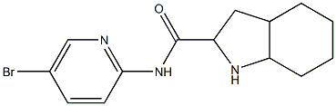 N-(5-bromopyridin-2-yl)-octahydro-1H-indole-2-carboxamide Struktur