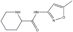 N-(5-methyl-1,2-oxazol-3-yl)piperidine-2-carboxamide Struktur