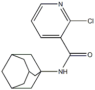 N-(adamantan-1-yl)-2-chloropyridine-3-carboxamide Struktur