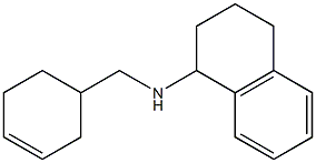 N-(cyclohex-3-en-1-ylmethyl)-1,2,3,4-tetrahydronaphthalen-1-amine Struktur