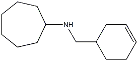 N-(cyclohex-3-en-1-ylmethyl)cycloheptanamine Struktur