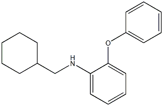 N-(cyclohexylmethyl)-2-phenoxyaniline Struktur