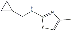 N-(cyclopropylmethyl)-4-methyl-1,3-thiazol-2-amine Struktur