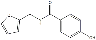 N-(furan-2-ylmethyl)-4-hydroxybenzamide Struktur