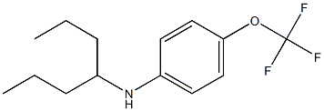 N-(heptan-4-yl)-4-(trifluoromethoxy)aniline Struktur