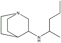 N-(pentan-2-yl)-1-azabicyclo[2.2.2]octan-3-amine Struktur