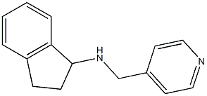 N-(pyridin-4-ylmethyl)-2,3-dihydro-1H-inden-1-amine Struktur