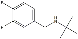 N-(tert-butyl)-N-(3,4-difluorobenzyl)amine Struktur