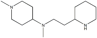 N,1-dimethyl-N-[2-(piperidin-2-yl)ethyl]piperidin-4-amine Struktur