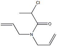 N,N-diallyl-2-chloropropanamide Struktur