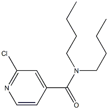 N,N-dibutyl-2-chloropyridine-4-carboxamide Struktur