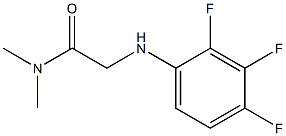 N,N-dimethyl-2-[(2,3,4-trifluorophenyl)amino]acetamide Struktur