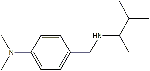 N,N-dimethyl-4-{[(3-methylbutan-2-yl)amino]methyl}aniline Struktur