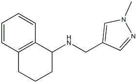 N-[(1-methyl-1H-pyrazol-4-yl)methyl]-1,2,3,4-tetrahydronaphthalen-1-amine Struktur