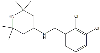 N-[(2,3-dichlorophenyl)methyl]-2,2,6,6-tetramethylpiperidin-4-amine Struktur