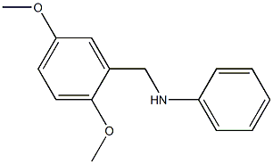 N-[(2,5-dimethoxyphenyl)methyl]aniline Struktur