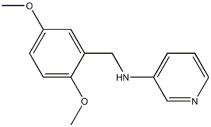 N-[(2,5-dimethoxyphenyl)methyl]pyridin-3-amine Struktur