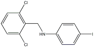 N-[(2,6-dichlorophenyl)methyl]-4-iodoaniline Struktur