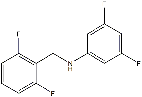 N-[(2,6-difluorophenyl)methyl]-3,5-difluoroaniline Struktur