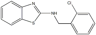 N-[(2-chlorophenyl)methyl]-1,3-benzothiazol-2-amine Struktur