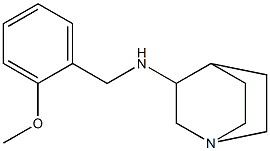 N-[(2-methoxyphenyl)methyl]-1-azabicyclo[2.2.2]octan-3-amine Struktur