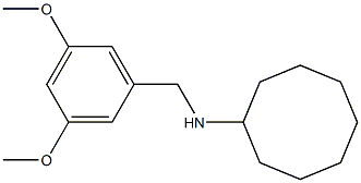 N-[(3,5-dimethoxyphenyl)methyl]cyclooctanamine Struktur