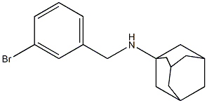 N-[(3-bromophenyl)methyl]adamantan-1-amine Struktur