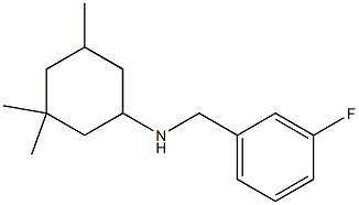 N-[(3-fluorophenyl)methyl]-3,3,5-trimethylcyclohexan-1-amine Struktur